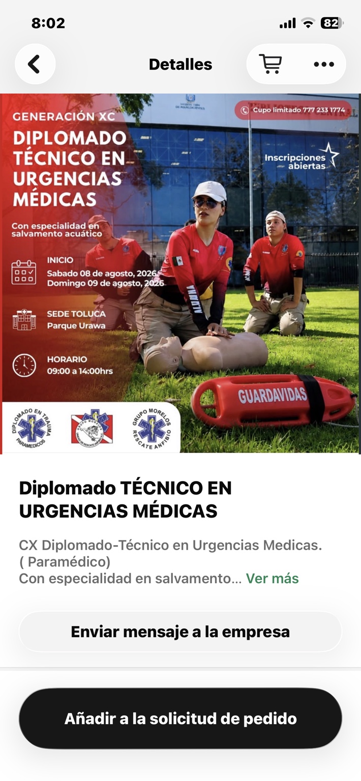 Diplomado técnico en urgencias médicas CC ESE